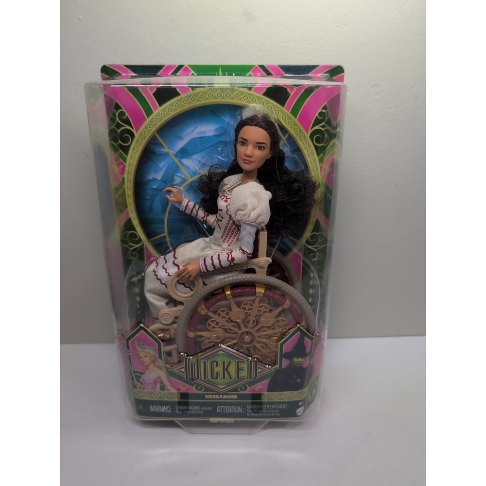 Wicked Nessarose Fashion Doll, Moveable Wheelchair, New